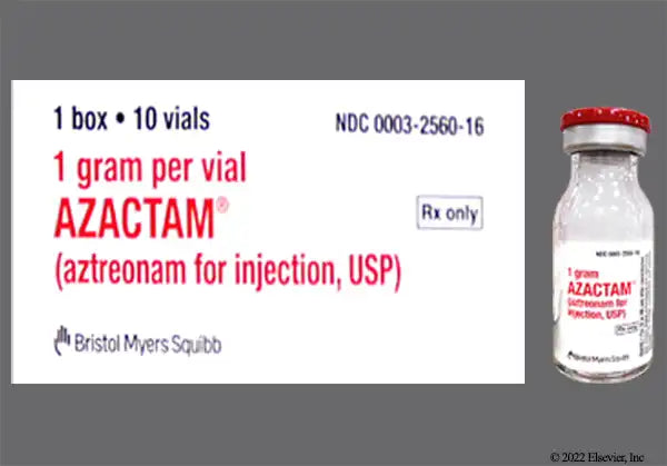 AZACTAM PR 1GM 10