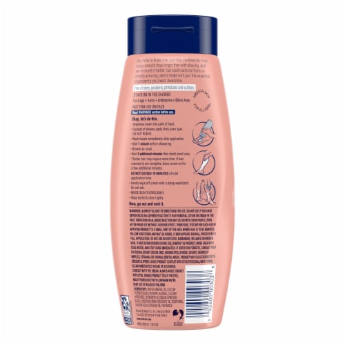 Nair Hair Remover Shower Cream Sensitive Coconut Oil 12.6oz