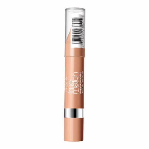 L'ORÉAL PARIS True Match Super Blendable Crayon Concealer, W4-5 Light/Medium, 0.1 oz.