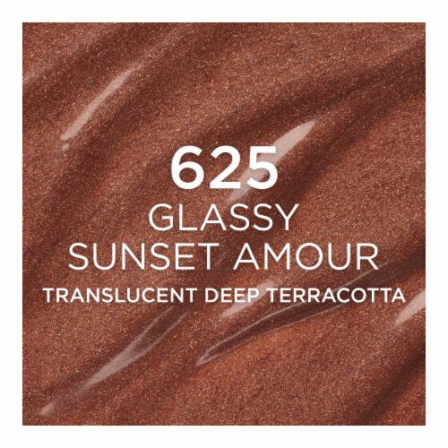 L'ORÉAL PARIS Lumi Le Glass Highlighter Stick, 625 Glassy Sunset Amour, 0.17 oz