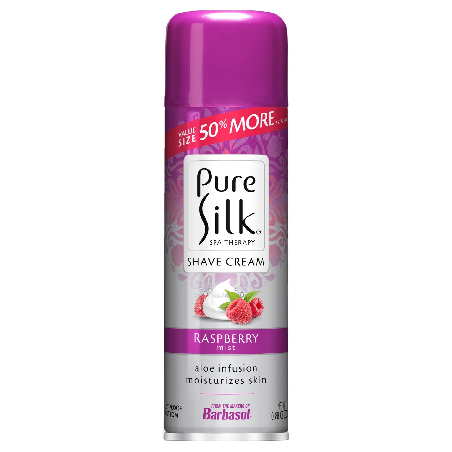 Pure Silk Shave Cream Raspberry Mist 7.25oz