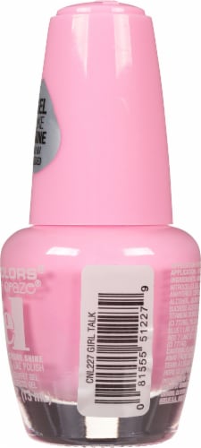 L.A. Colors Color Craze Gel Nail Polish - Girl Talk, 0.44 Fl Oz
