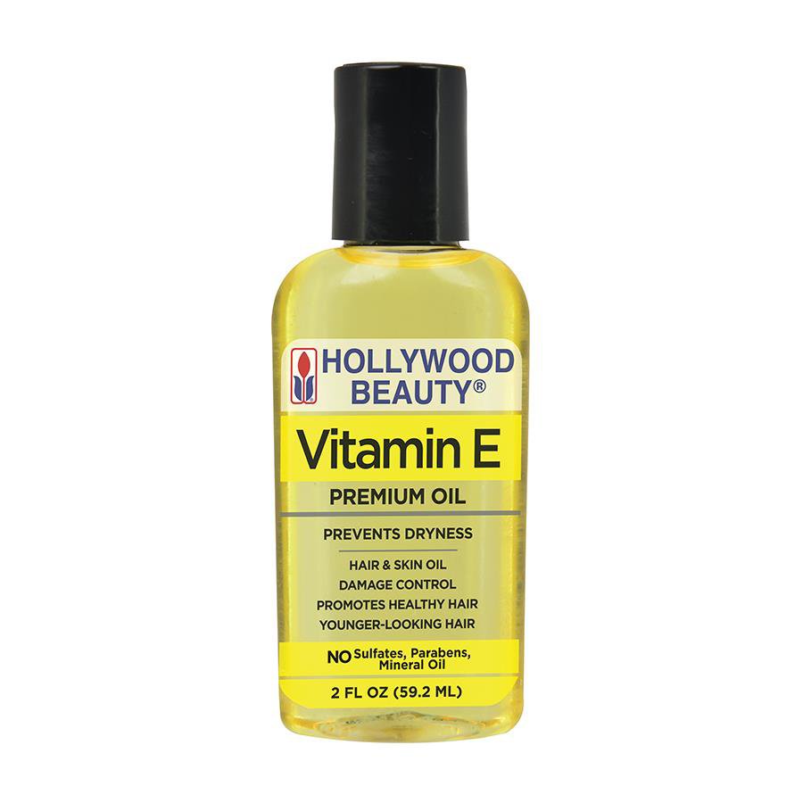 Hollywood Beauty Vitamin-E Premium Oil 2oz (6in)