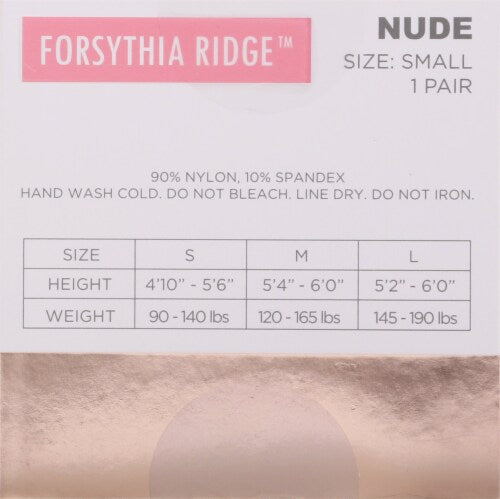Forsythia Ridge 1Pk Sheer Tights Medium Medium Nude