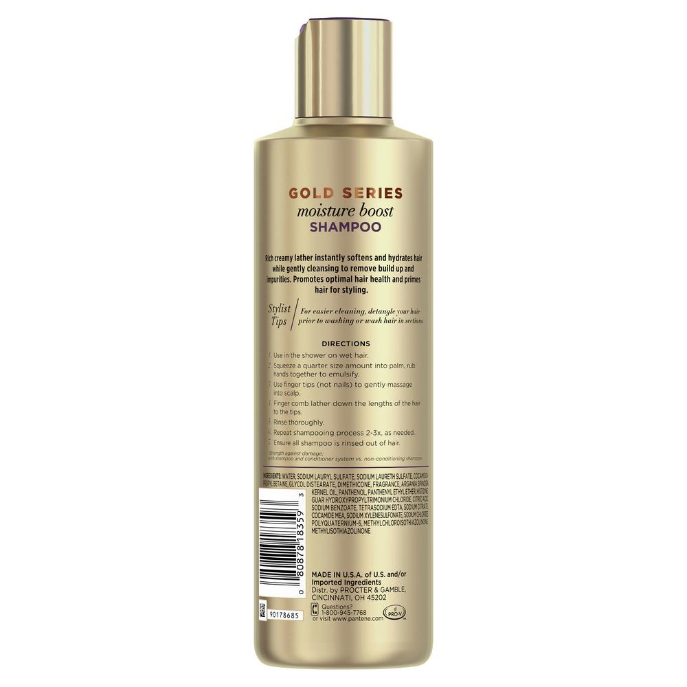 Pantene Gold Series Shampoo Moisture Boost 9.1oz
