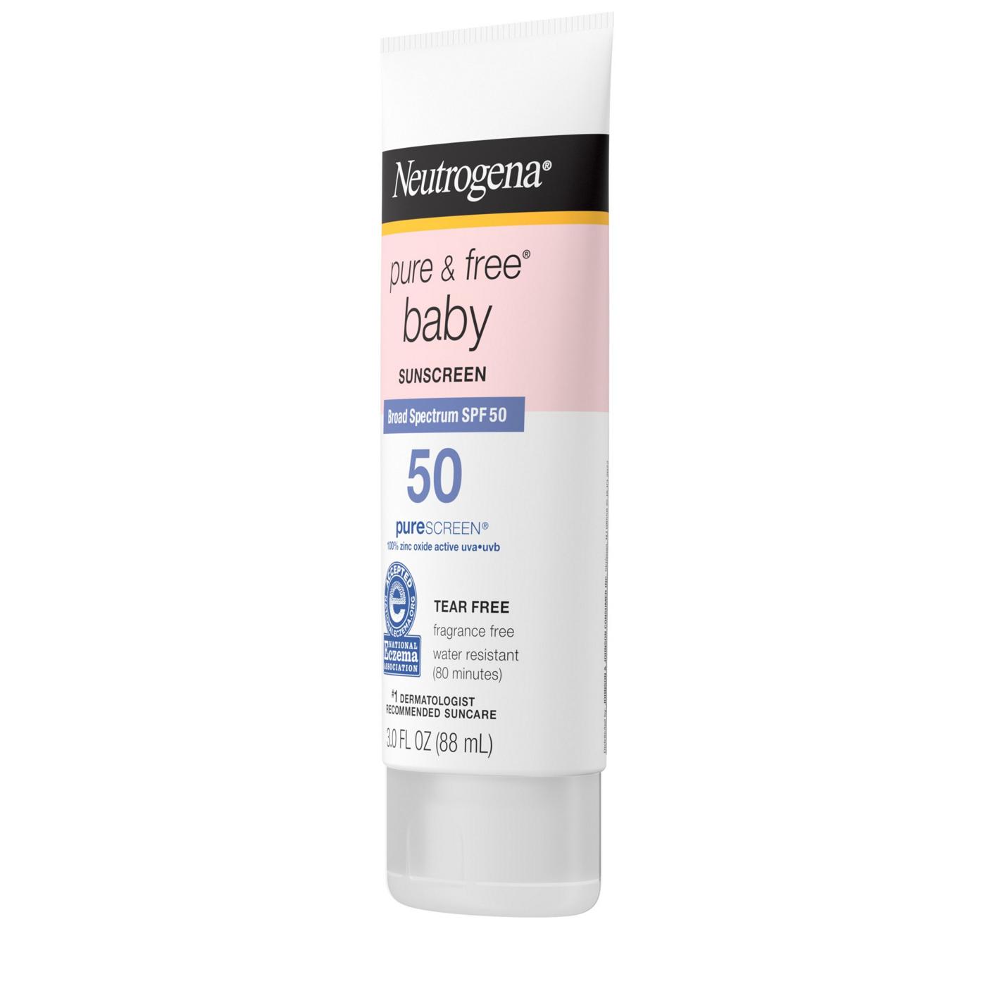 Neutrogena Pure & Free Baby Spf#50 Sunscreen 3oz
