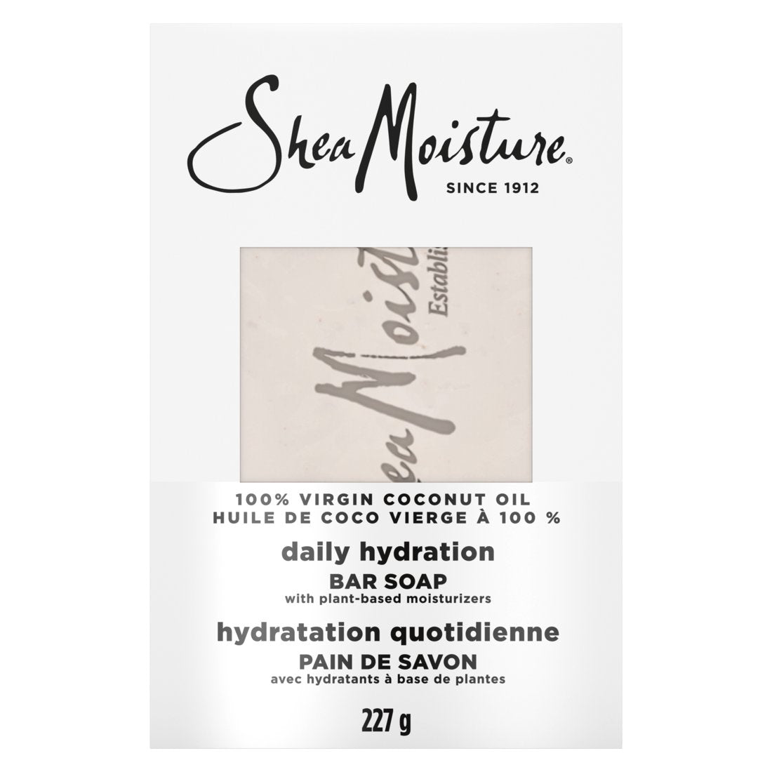 Shea Moisture Soap 8oz Bar 100% Virgin Coconut Oil