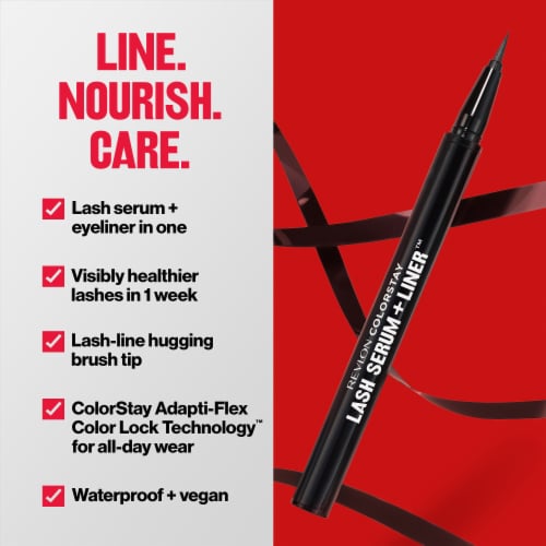 REVLON ColorStay Waterproof Lash Serum + Liner - 001 Blackest Black