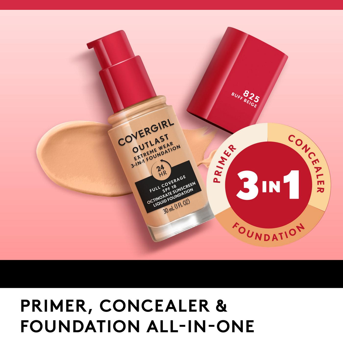 COVERGIRL Outlast Extreme Full Coverage Liquid Foundation - 810 Classic Ivory