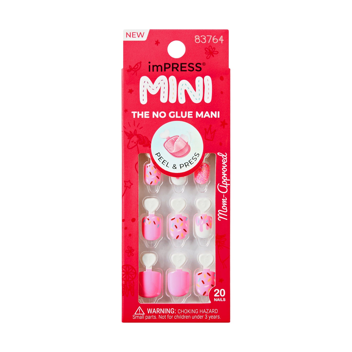 KISS imPRESS Mini Mani Press-On Nails - Super Duper