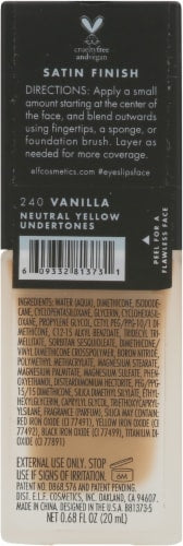 e.l.f. Flawless Satin Foundation - Vanilla