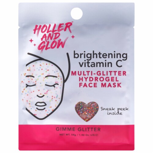 HOLLER AND GLOW Chasin' Rainbows Brightening Vitamin C Hydrogel Rainbow Face Mask