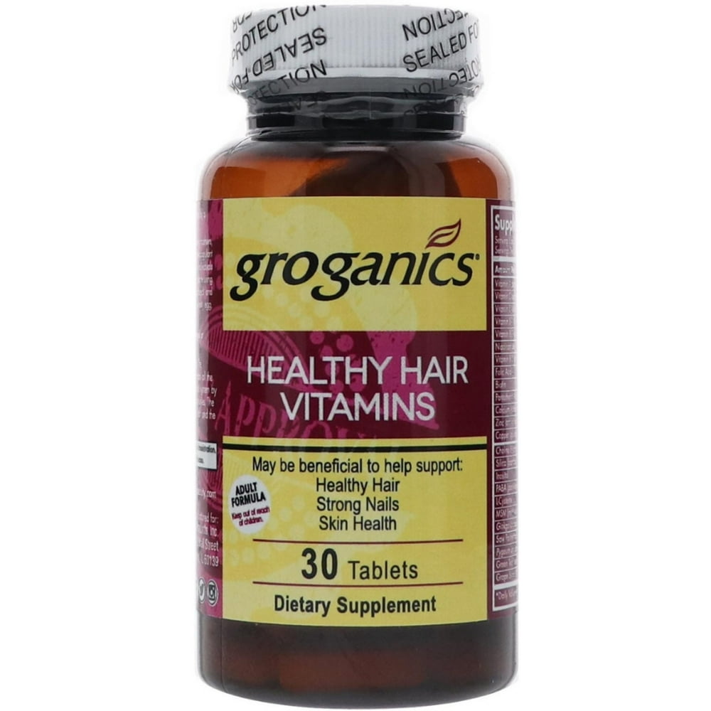GROGANICS 2-A-DAY VITAMINS 30CT