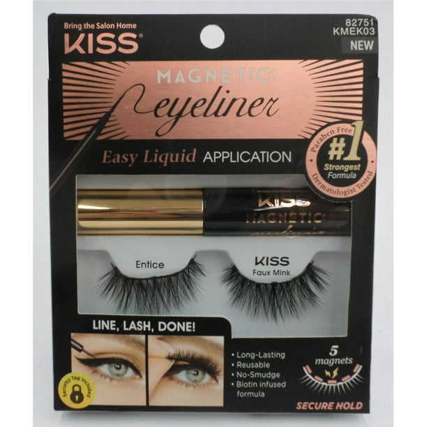 KISS Biotin Infused Magnetic Eyeliner and Lash Kit - Charm