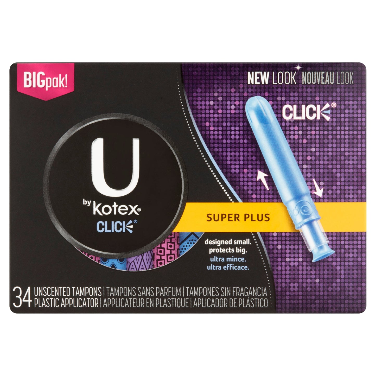 U BY KOTEX CLICK SUPER COMPACT TMP 16CT