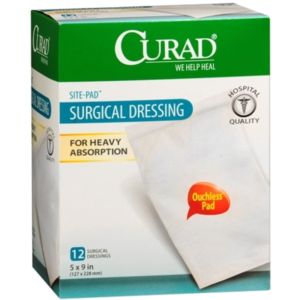 CURAD SITEPAD DS 12 5X9N LF