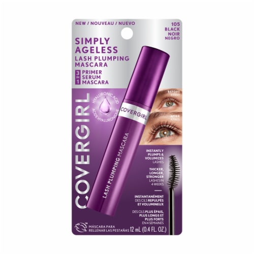 COVERGIRL Simply Ageless Lash Plumping Mascara - 105 Black