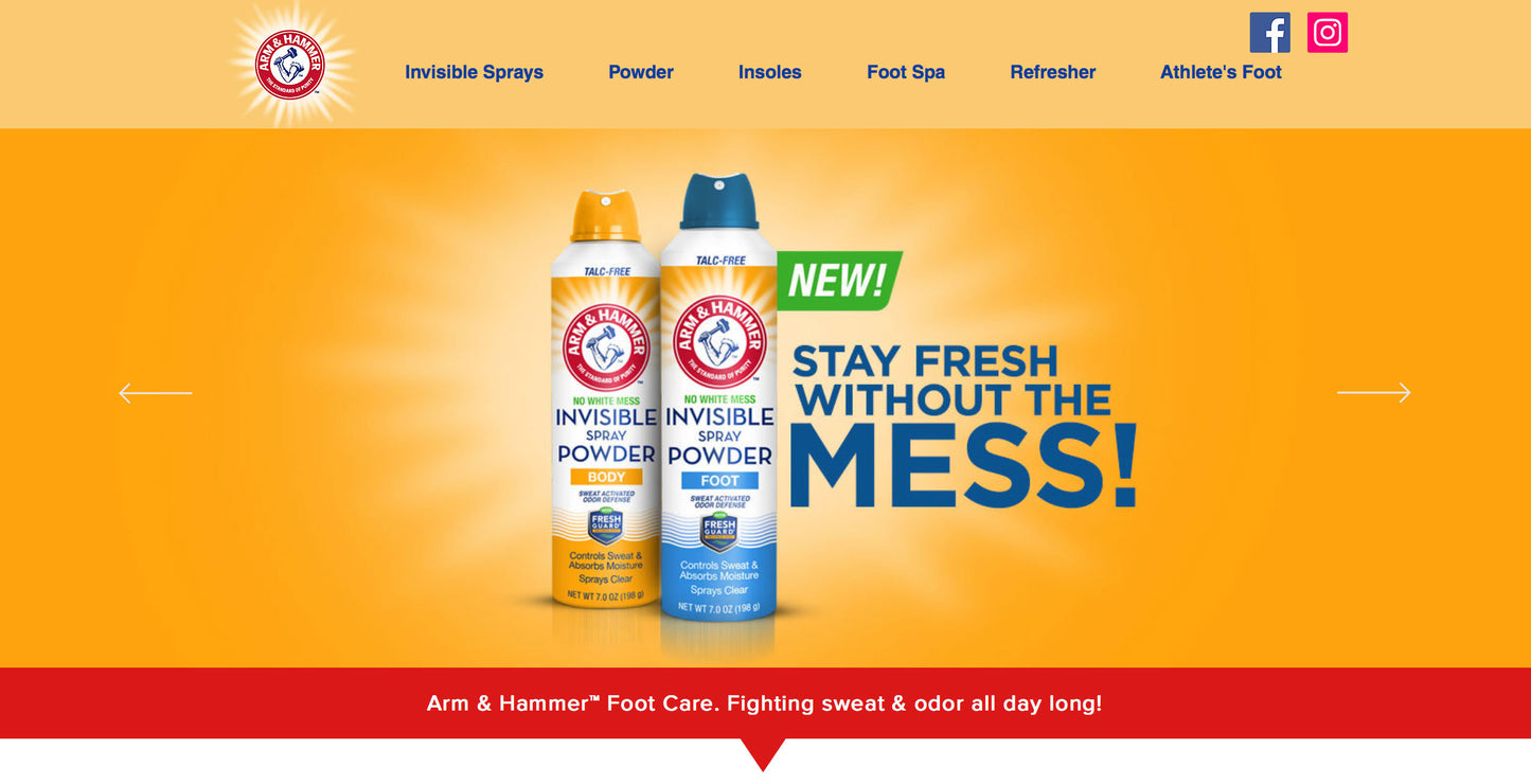 Arm & Hammer Refresher Spray Shoes 4oz