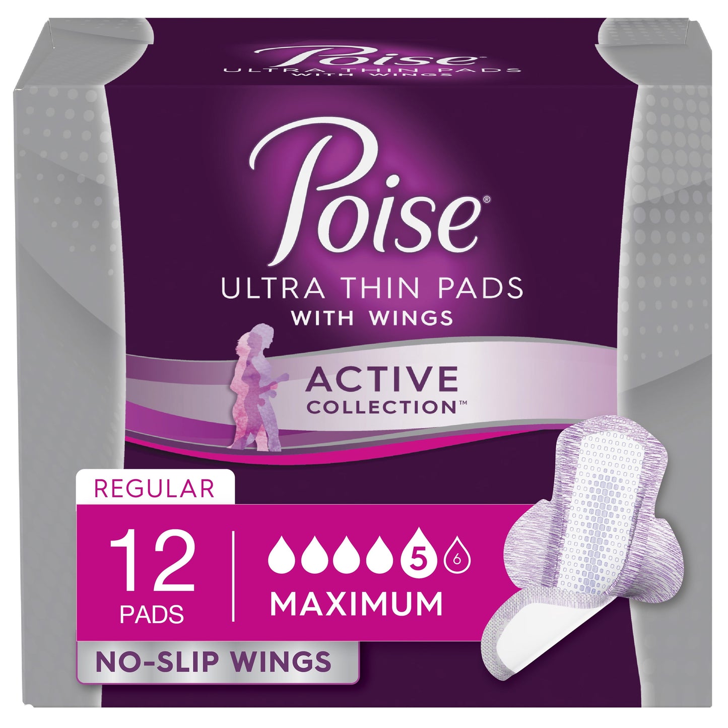 POISE ACTIVE PADS MXAB PA 4X12