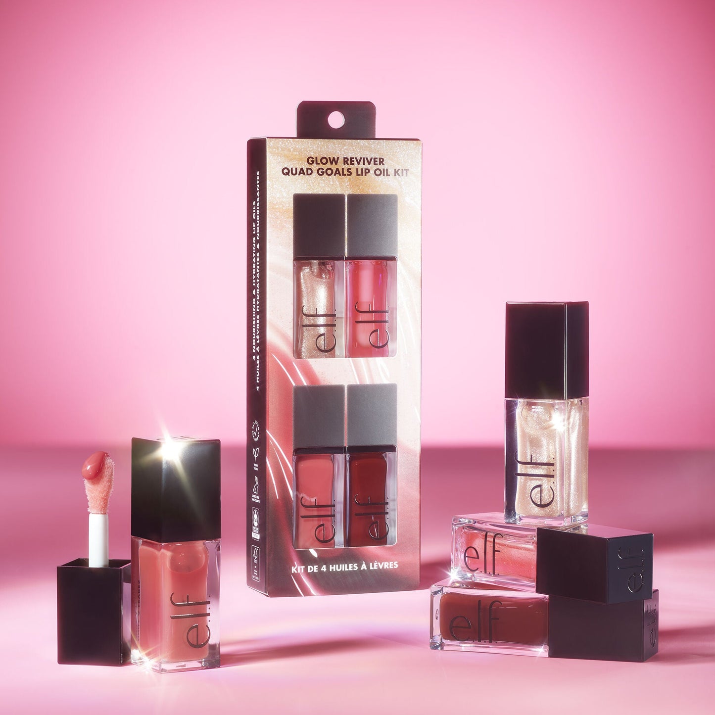 e.l.f. Glow Reviver Lip Oil - Hot as Fudge