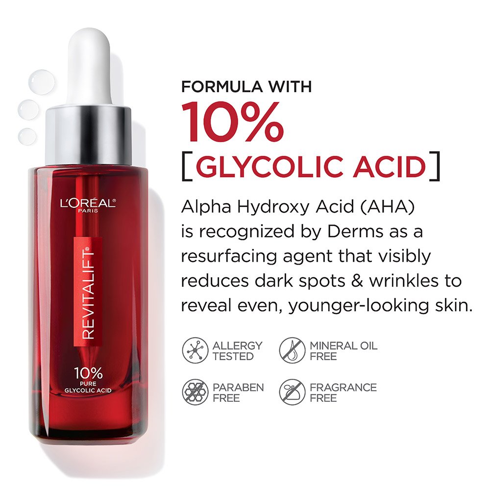 LOREAL REVITALIFT GLYCLIC ACID SERUM 1OZ