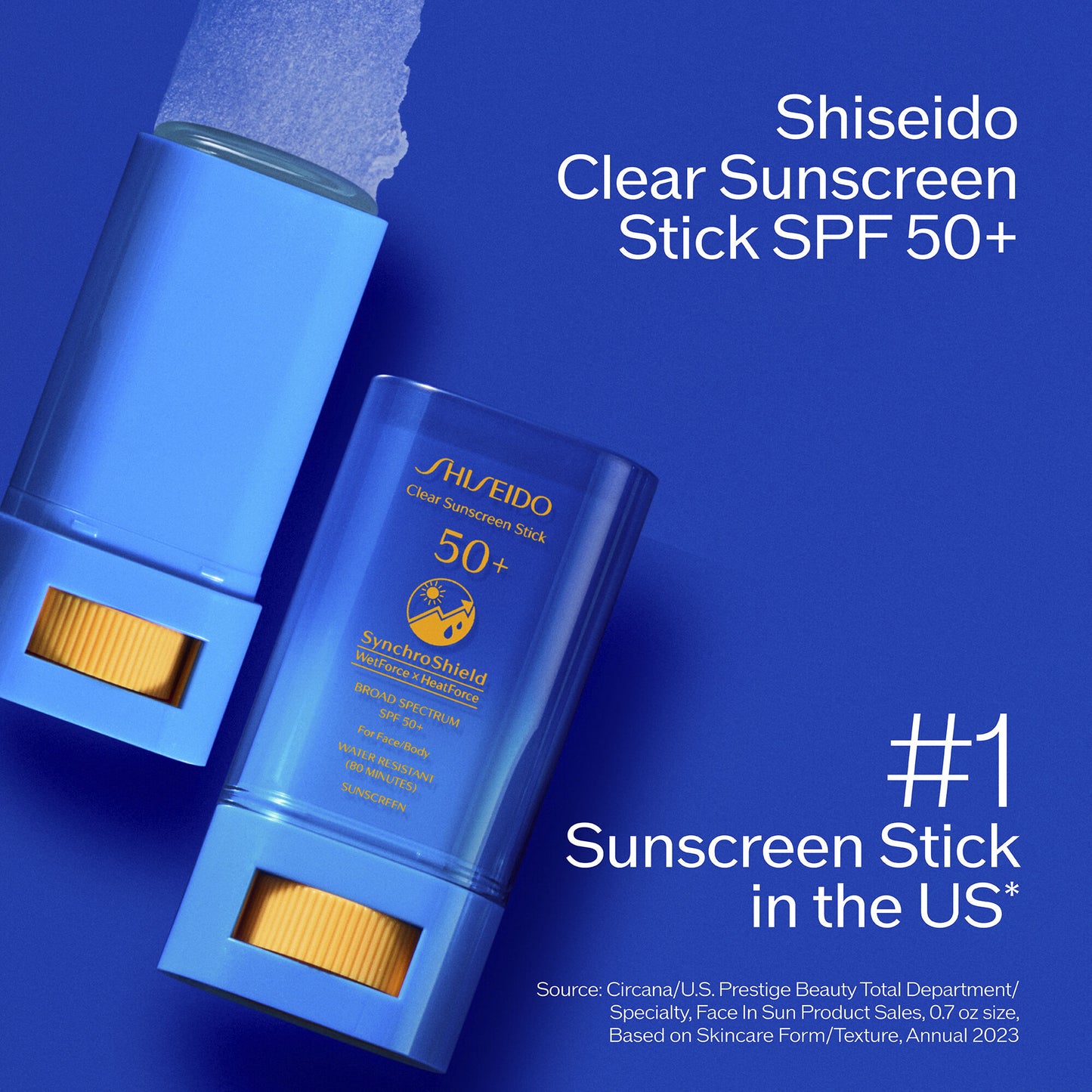 SUN SHLD,SPF50,CLEAR,STCK