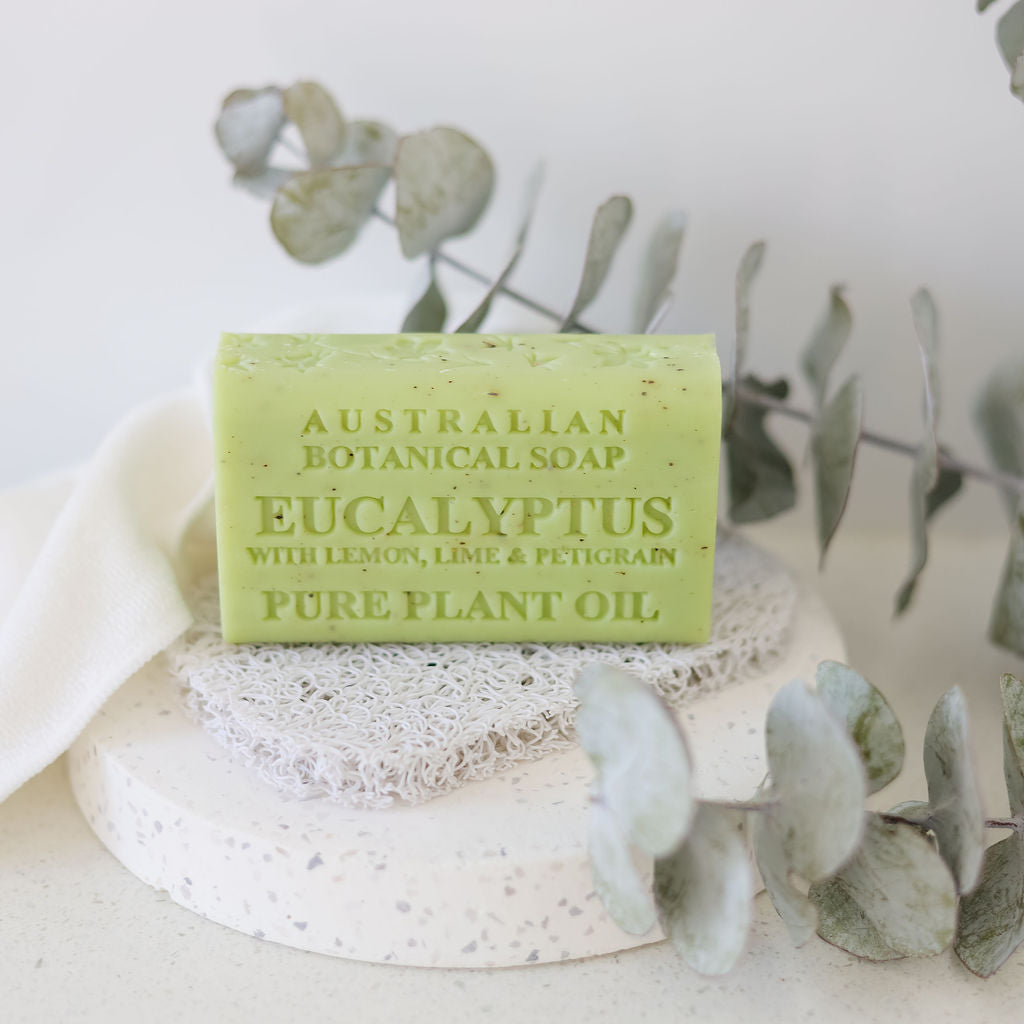 AUSTRALIAN BOTANICAL SOAP BAR SOAP,EUCALYPTUS