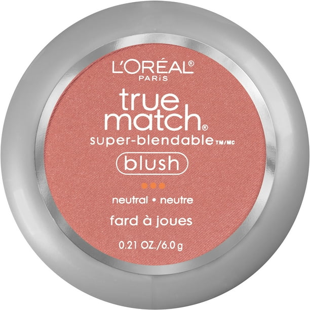 L'ORÉAL PARIS True Match Super-Blendable Blush, Soft Powder Texture, N5-6 Apricot Kiss, 0.21 oz.