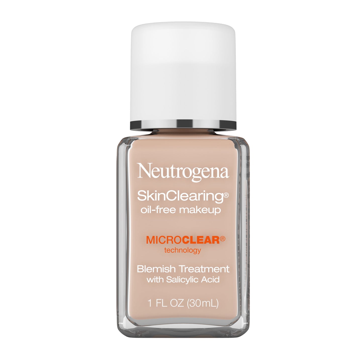 Neutrogena SkinClearing Foundation for Acne, Natural Ivory, 1 fl. oz