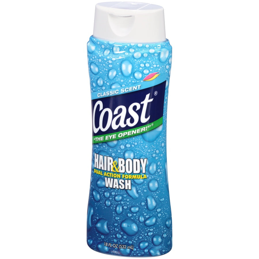 Coast Hair & Body Wash 2-In-1 Classic Scent 18oz
