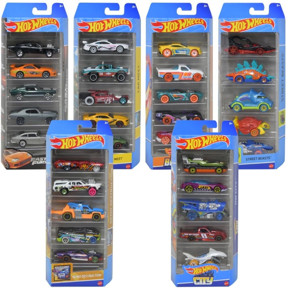 Hot Wheels 36 Piece Floor Display - Mattel Hot Wheels 5 Car Pack