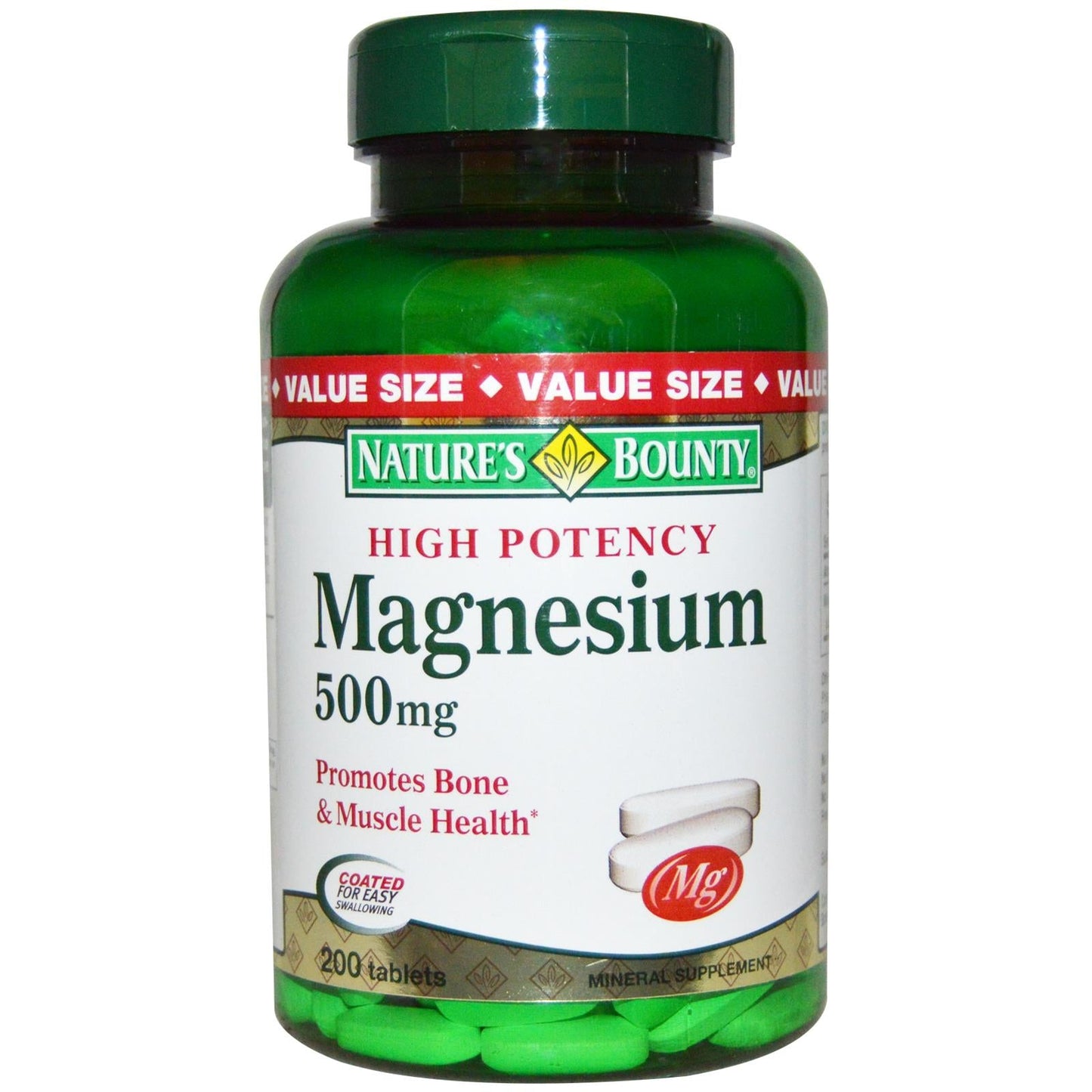 MAGNESIUM 500MG TAB 200CT NAT BOUNTY