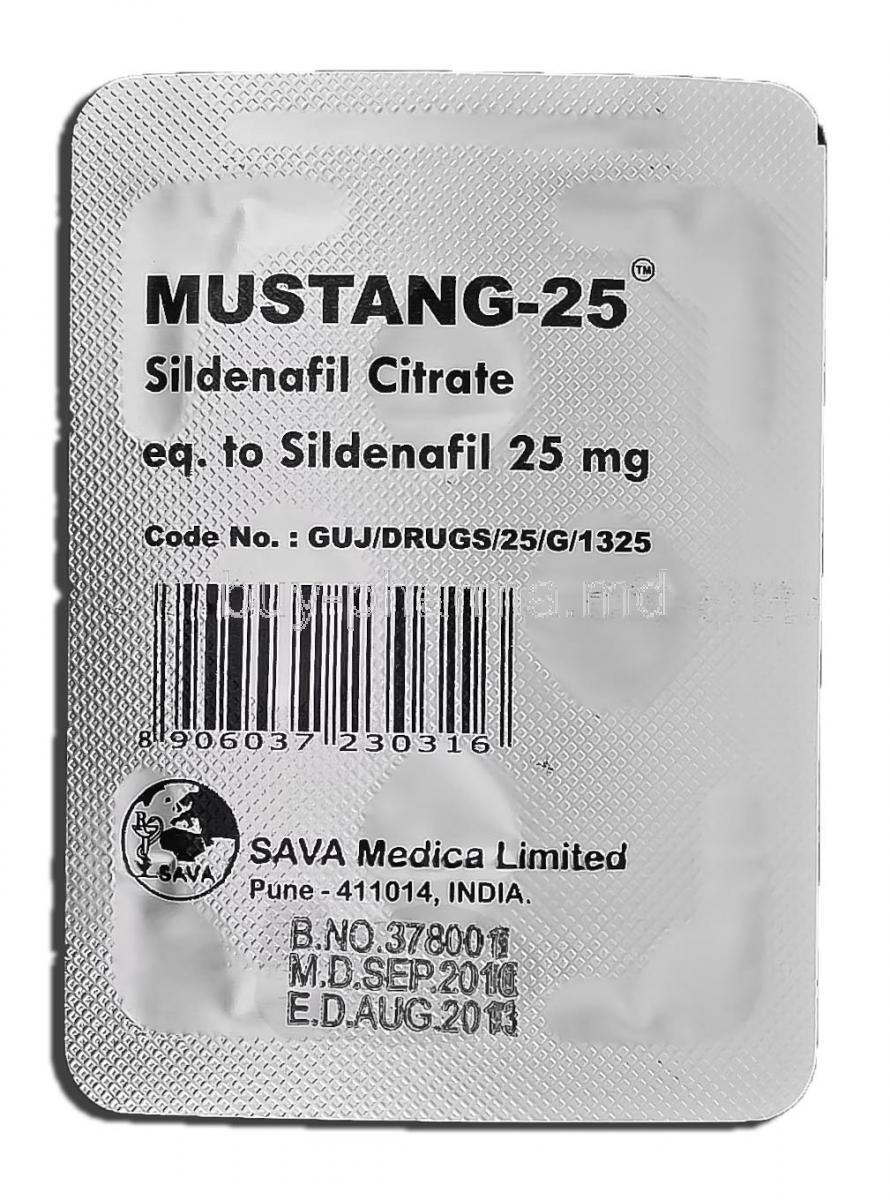 SILDENAFIL TB 25MG 30 USP