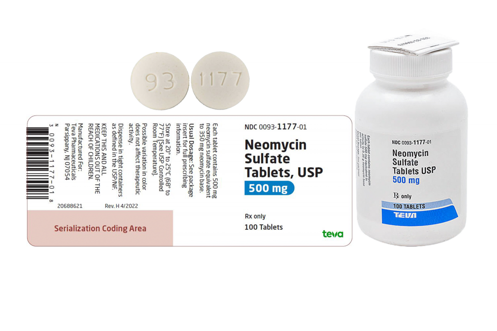 NEOMYCIN SULFATE TB 500MG 100
