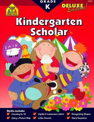 School Zone Kindergarten Scholar Workbook