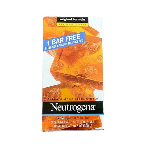 Neutrogena Bar Soap Fragrance Free 3.5oz Boxed