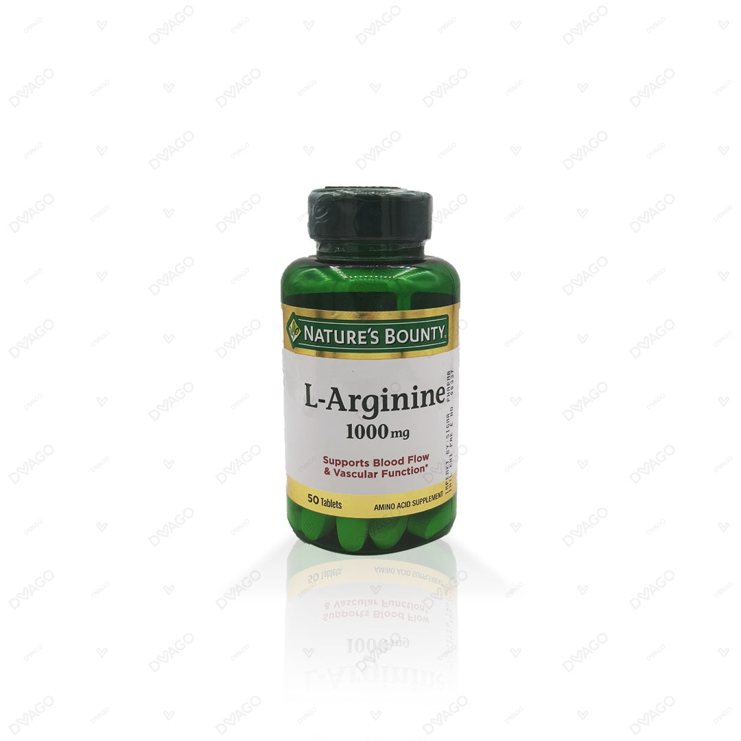 NT L-ARGININE HCL TB 1000MG 50