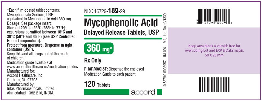 MYCOPHENOLIC ACID TB 360MG 120 DR