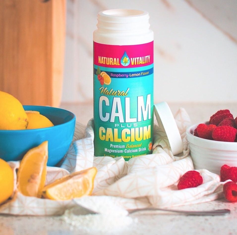 NATURAL VITALITY CALM,W CALC,RASPBRRY LEMN
