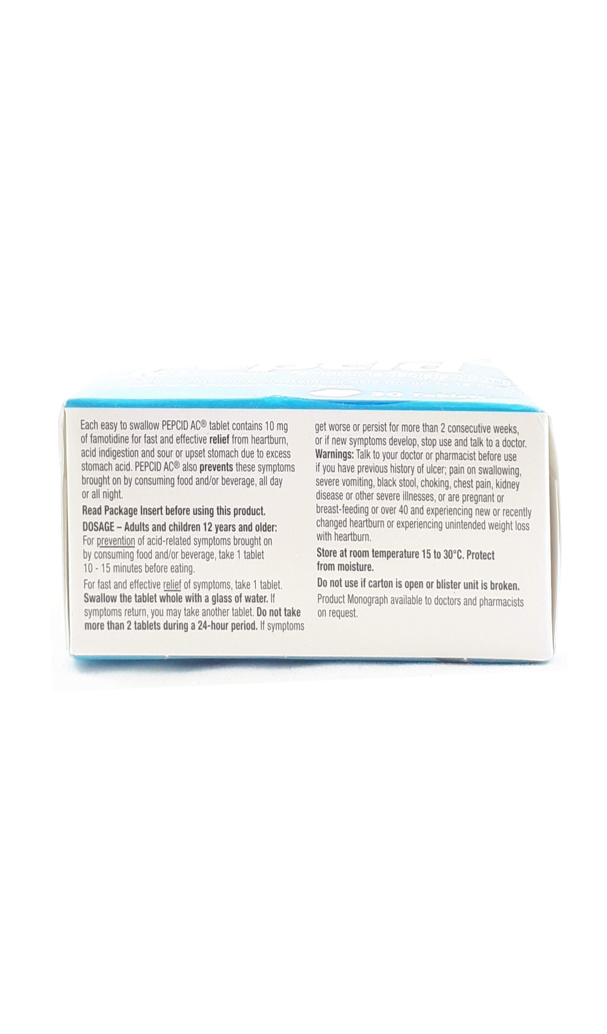 PEPCID AC TB 20MG 8 MS