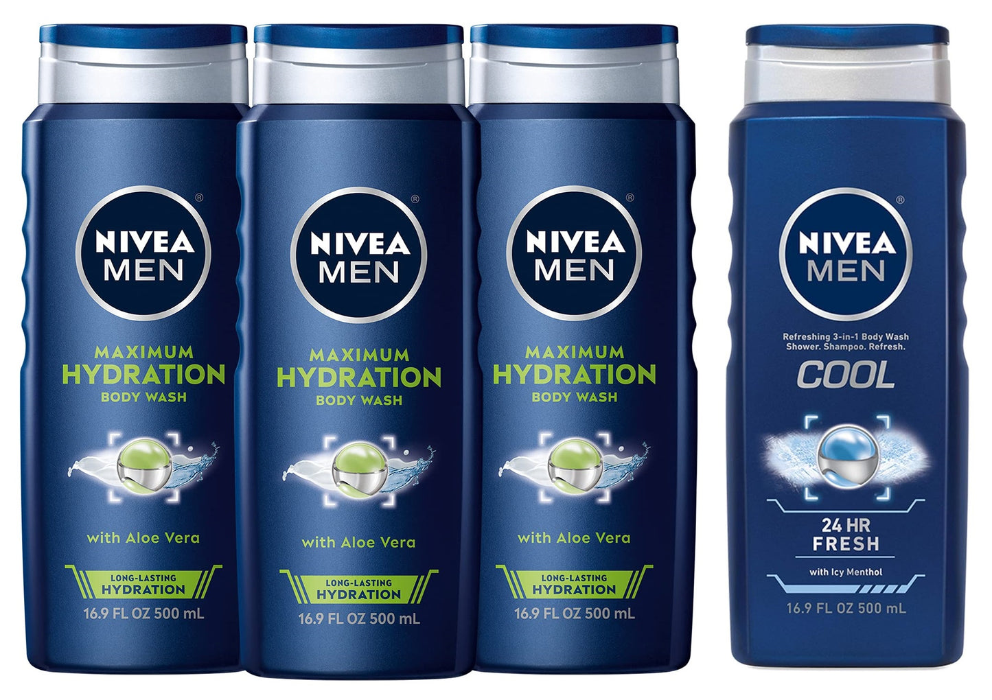 Nivea Men Body Wash Maximum Hydration With Aloe Vera 30oz