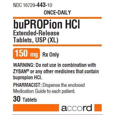 BUPROPION XL TB 150MG 90 1/D