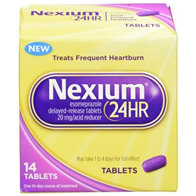 NEXIUM 24H CP 20MG 2X14