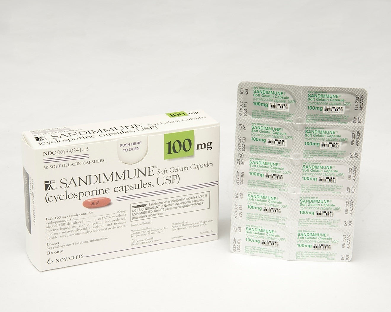 SANDIMMUNE GC 25MG 30UD SFG