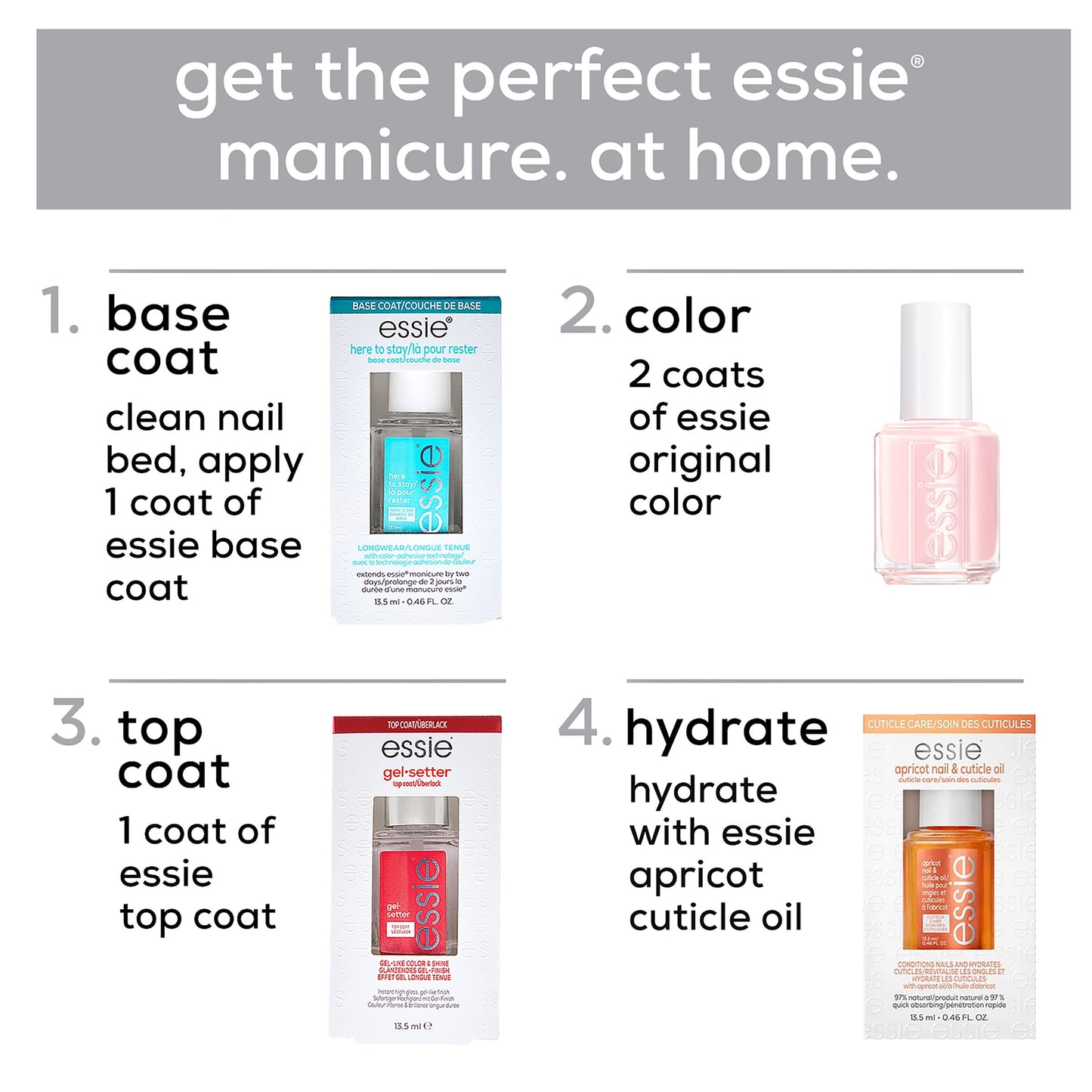 essie Nail Care Vegan Apricot Nail and Cuticle Oil, 0.46 fl oz