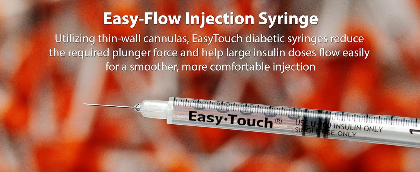 EASY TOUCH SYRINGE 31G 5/16 100X0.3ML
