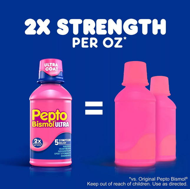 PEPTO BISMOL ULTRA COOL COAT LIQ 12OZ