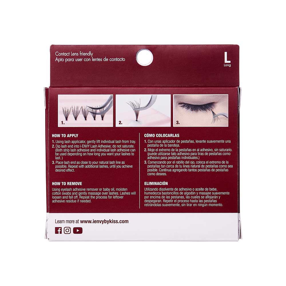 Kiss I Envy Ultra Black Knotted Medium Lashes