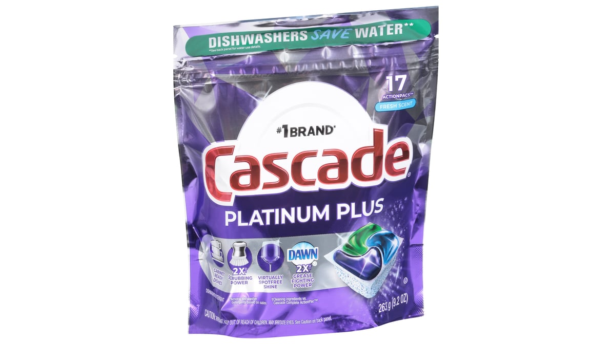 CASCADE PLTNM DAWN FRESH ACTIONPACS 21CT