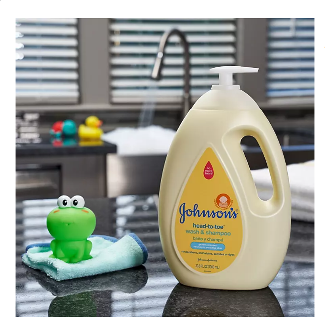 JOHNSONS HEAD TO TOE WASH&SHAMPOO 13.6OZ